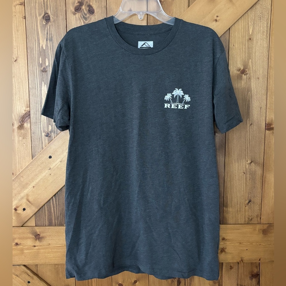 Men's Reef Short Sleeved Tee in Grey | Size Large
